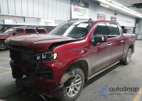 2021 Chevrolet Silverado 1500 4Wd Short Bed High Country из США, поврежденный, VIN 1GCUYHEL5MZ229237